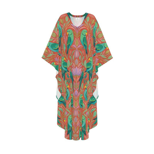 Botanical Parrot Kaftan For Women (Regular + Petite)