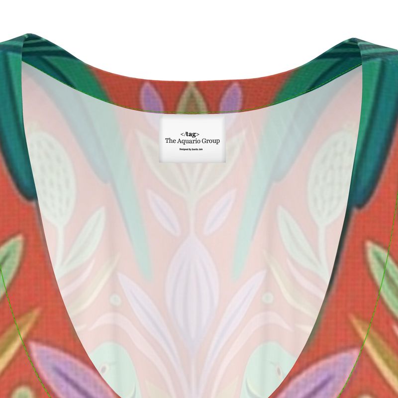 Botanical Parrot Kaftan For Women (Regular + Petite)