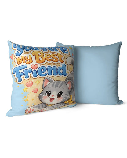 Elmya - You are my best friend Cotton Pillow