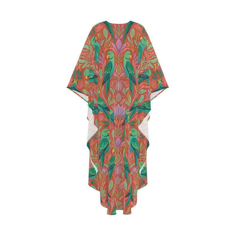 Botanical Parrot Kaftan For Women (Regular + Petite)