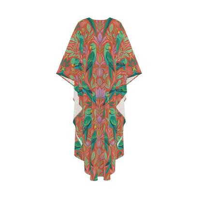 Botanical Parrot Kaftan For Women (Regular + Petite)
