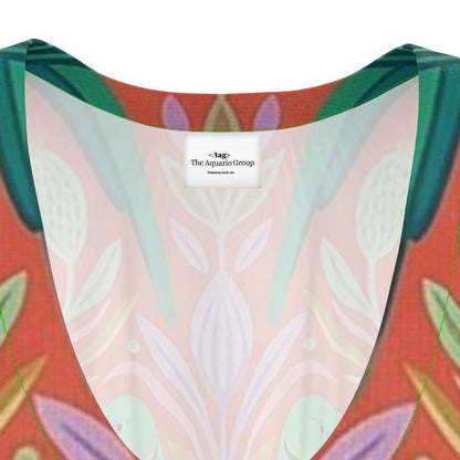 Botanical Parrot Kaftan For Women (Regular + Petite)