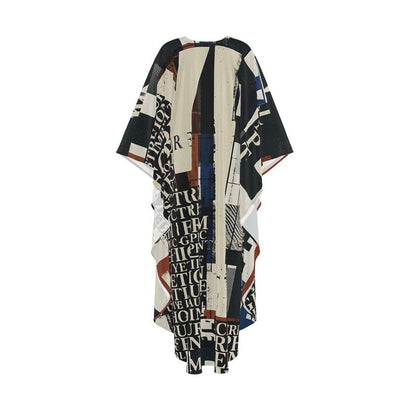 Typographic Modern Kaftan for Women (Regular & Petite)