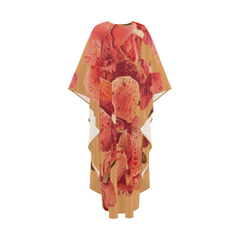 Floral patterned garment on a white background