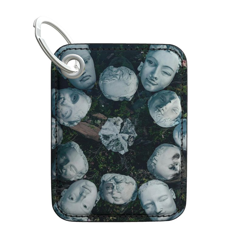 Whimsical Faces Premium Painted Edge Keyring