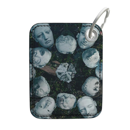 Whimsical Faces Premium Painted Edge Keyring