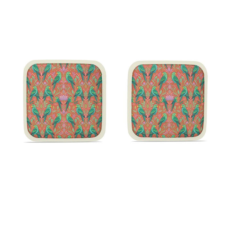 Botanical Parrot Hot Dish Pads