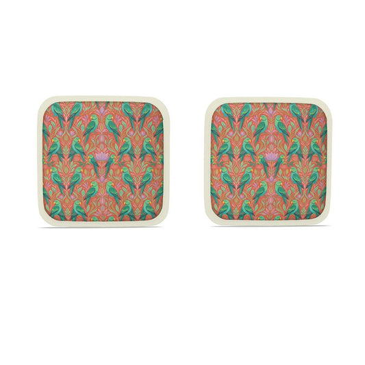 Botanical Parrot Hot Dish Pads