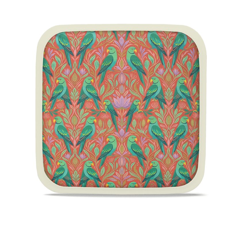 Botanical Parrot Hot Dish Pads