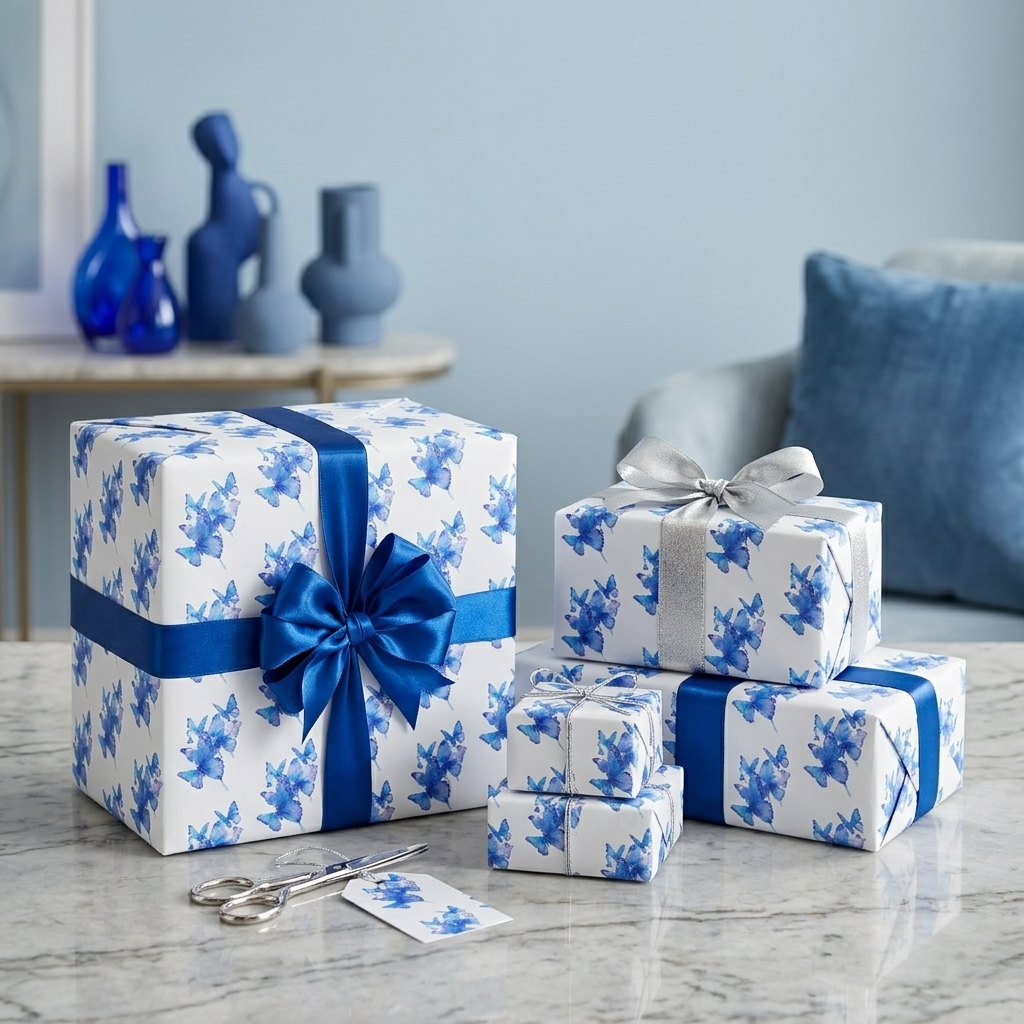 Botanical Butterfly Gift wrap paper