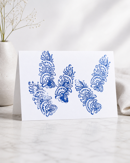 Artist Work Large Notecards - Assorted Colours (Set of 5 with envelopes)