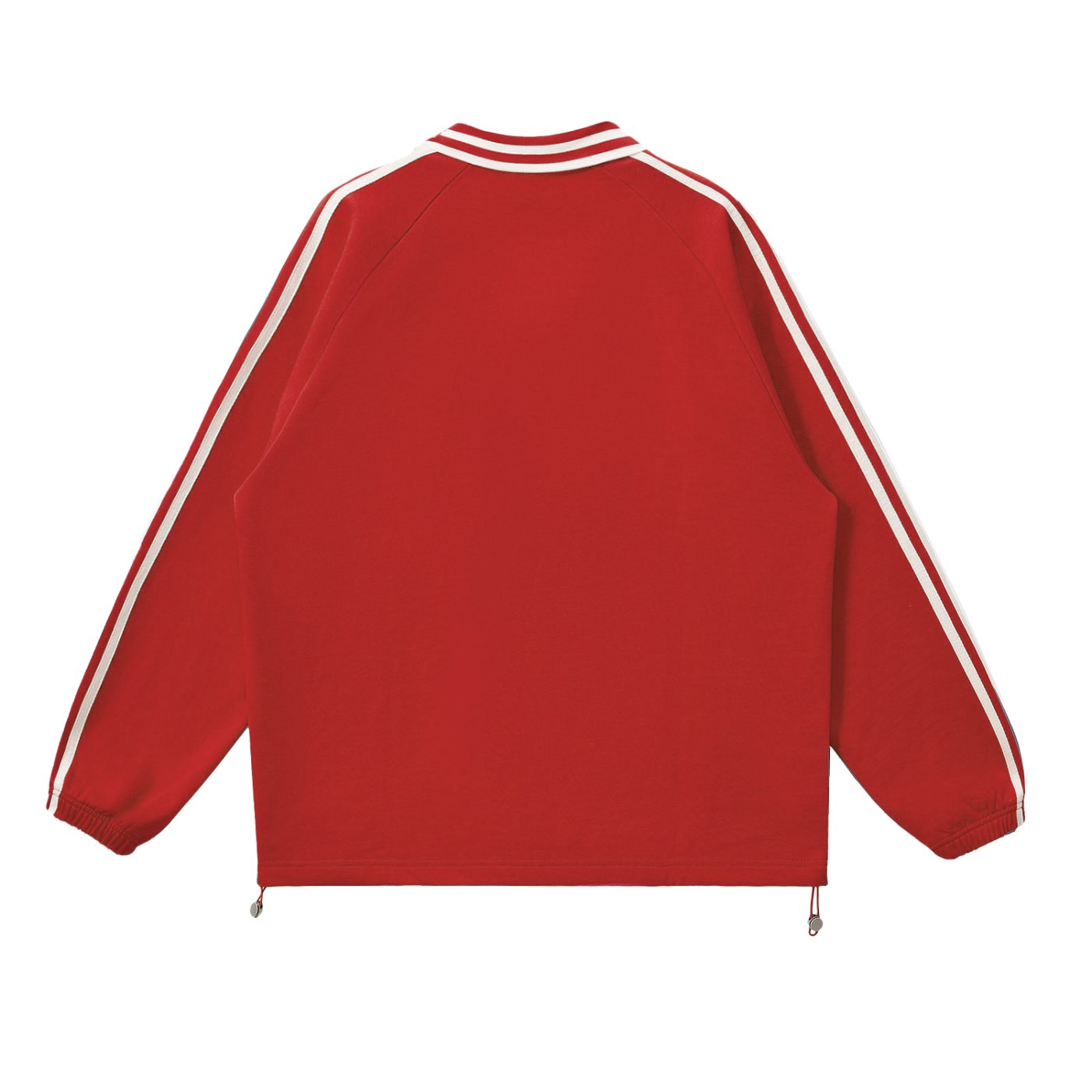 </wear the code> Contrast Striped Lapel Collar Sweatshirt Designed by Smrita Jain