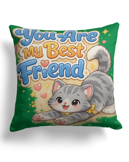 Elmya - You are my best friend Cotton Pillow