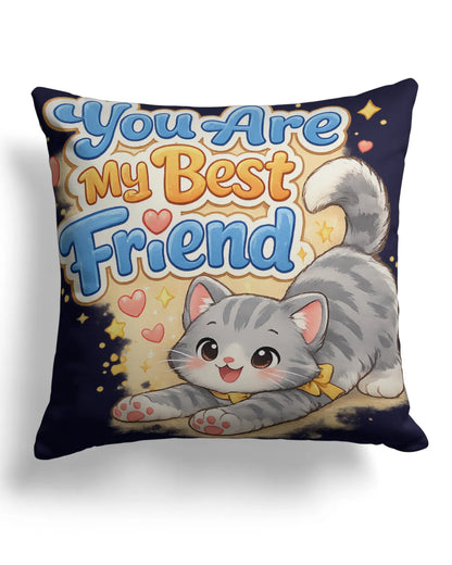 Elmya - You are my best friend Cotton Pillow