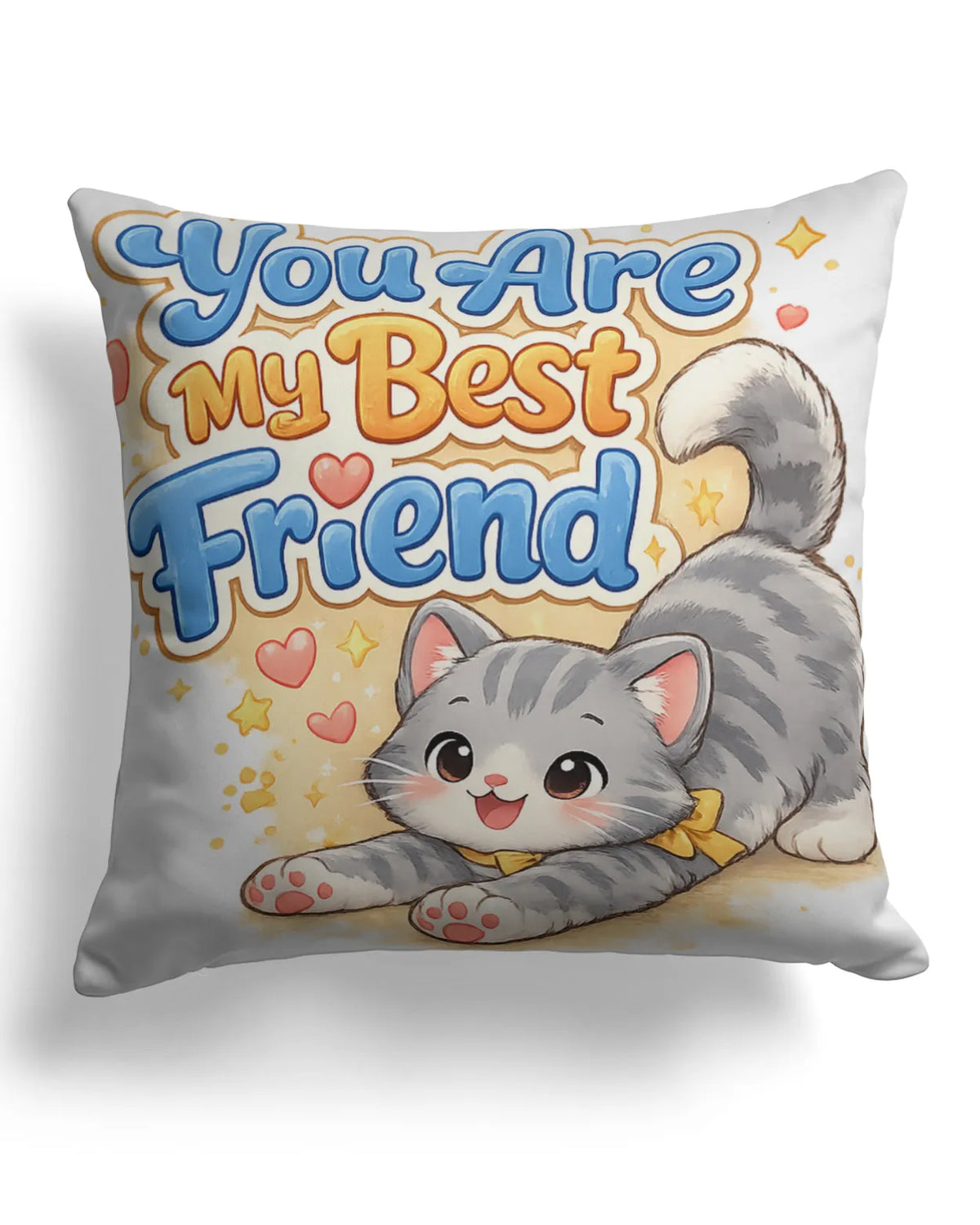 Elmya - You are my best friend Cotton Pillow
