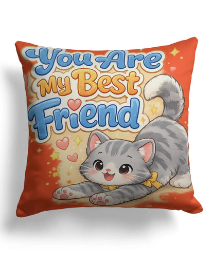 Elmya - You are my best friend Cotton Pillow
