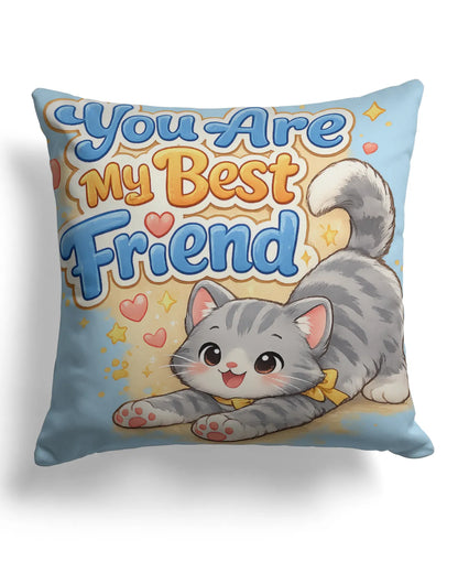Elmya - You are my best friend Cotton Pillow