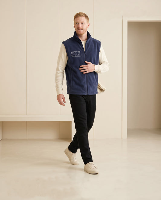 Christ Driven Men’s Columbia fleece vest Christ is within me