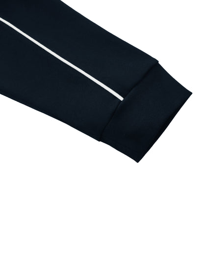 </wear the code> White Men Contrast Panel Raglan Artist Sweatshirt