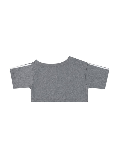 </wear the code> Women's Off-the-Shoulder Crop T-Shirt