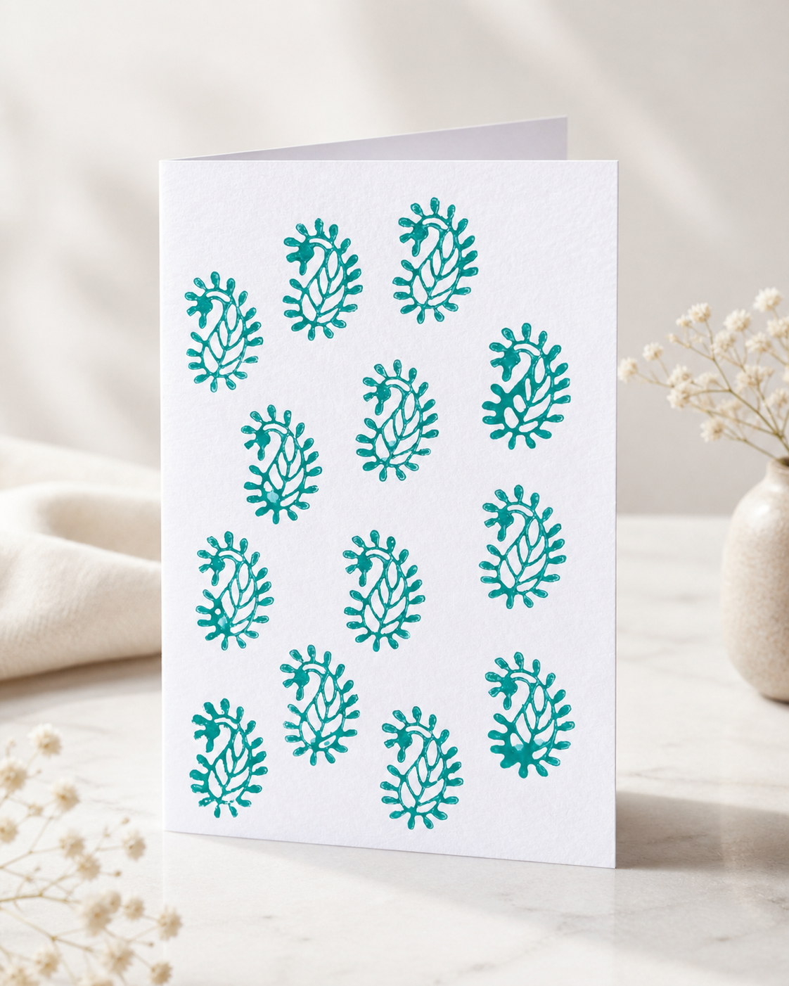 Artist Work Large Notecards - Assorted Colours (Set of 5 with envelopes)