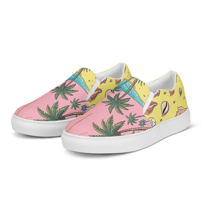 Elmyra Missing From The Beach Women’s slip-on canvas shoes