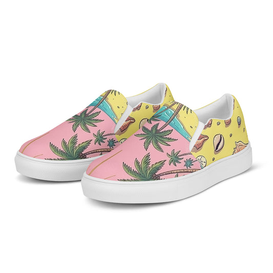 Elmyra Missing From The Beach Women’s slip-on canvas shoes